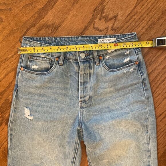 Blanknyc (the Madison crop)  size 27 jeans, distressed, high waisted - Picture 4 of 9